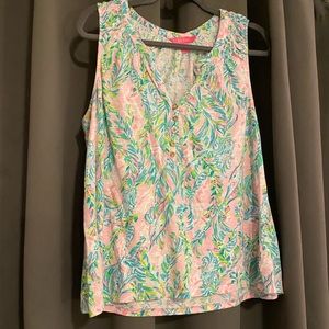 Essie tank top sz XXL, used condition and shows wear